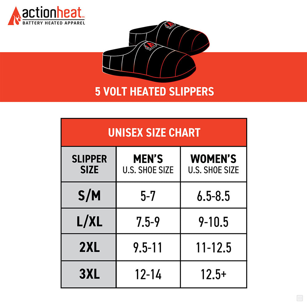 5V Battery Heated Slippers