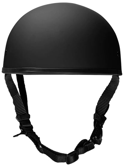 Low Profile Beanie Motorcycle Helmet Black